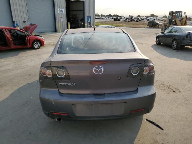 JM1BK32G481171645 - 2008 MAZDA 3 I GRAY photo 6