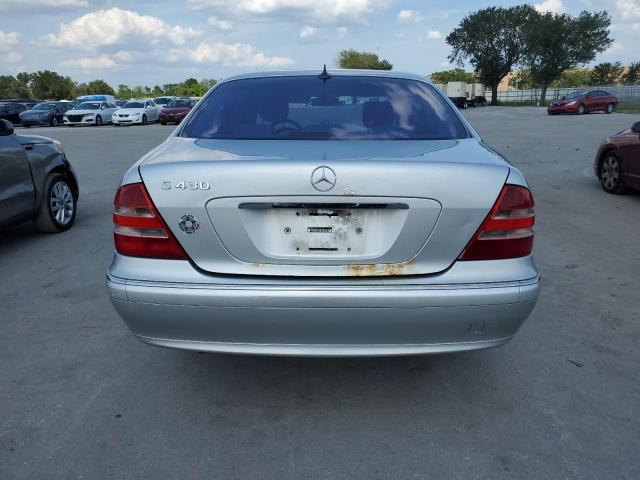 WDBNG70J91A172072 - 2001 MERCEDES-BENZ S 430 SILVER photo 6