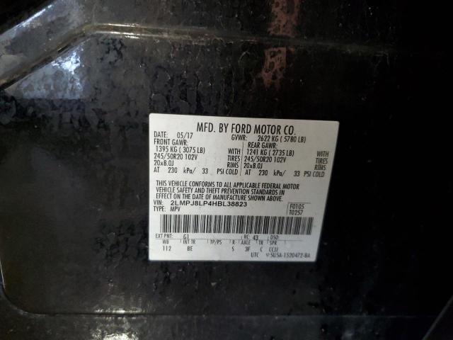 2LMPJ8LP4HBL38823 - 2017 LINCOLN MKX RESERVE Սև լուսանկար 14