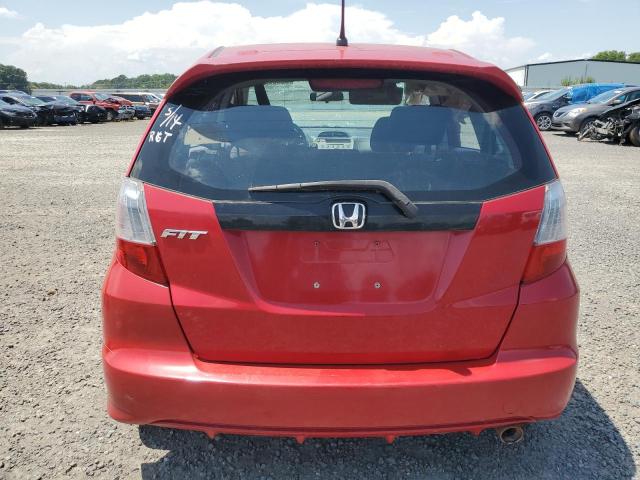 JHMGE8H49AC029405 - 2010 HONDA FIT SPORT RED photo 6