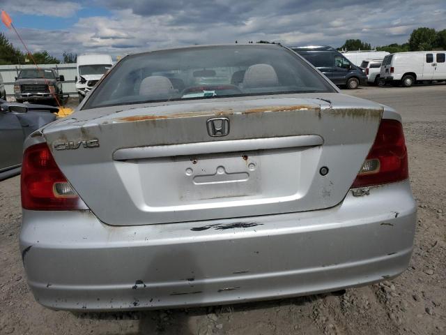 1HGEM21543L070329 - 2003 HONDA CIVIC LX SILVER photo 6