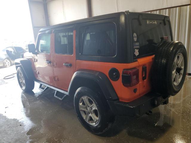 1C4HJXDG3JW221204 - 2018 JEEP WRANGLER U SPORT ORANGE photo 2