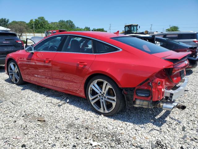 WAUSFBF2XNN054196 - 2022 AUDI S7 PRESTIGE RED photo 2