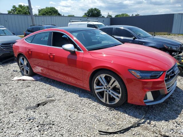 WAUSFBF2XNN054196 - 2022 AUDI S7 PRESTIGE RED photo 4