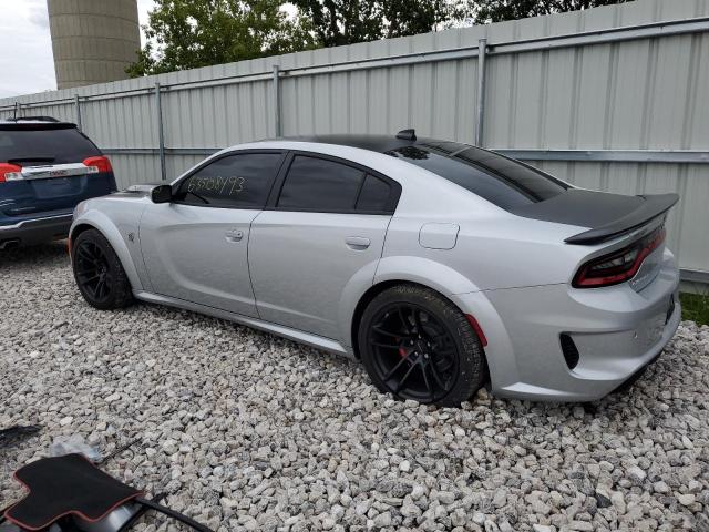 2C3CDXL91NH177734 - 2022 DODGE CHARGER SRT HELLCAT GRAY photo 2