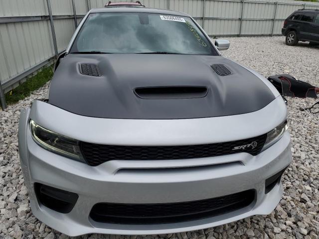 2C3CDXL91NH177734 - 2022 DODGE CHARGER SRT HELLCAT GRAY photo 5