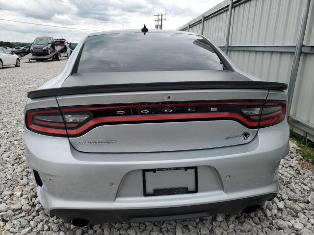 2C3CDXL91NH177734 - 2022 DODGE CHARGER SRT HELLCAT GRAY photo 6