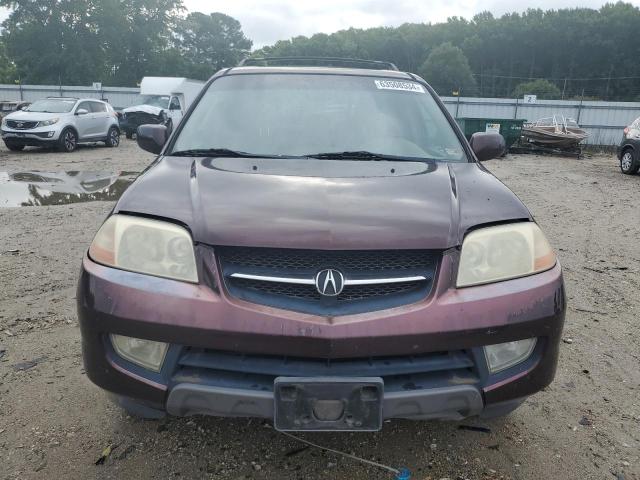 2HNYD18491H506129 - 2001 ACURA MDX MAROON photo 5