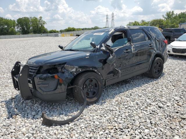 1FM5K8AR8HGC90594 - 2017 FORD EXPLORER POLICE INTERCEPTOR BLACK photo 1