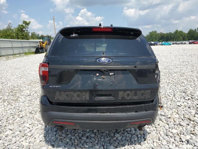 1FM5K8AR8HGC90594 - 2017 FORD EXPLORER POLICE INTERCEPTOR BLACK photo 6