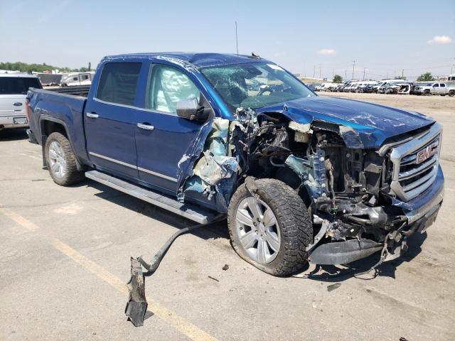 3GTU2NEC4JG444619 - 2018 GMC SIERRA K1500 SLT BLUE photo 4