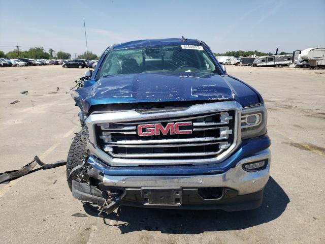 3GTU2NEC4JG444619 - 2018 GMC SIERRA K1500 SLT BLUE photo 5