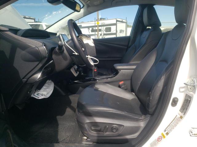 JTDKARFP1K3116971 - 2019 TOYOTA PRIUS PRIM WHITE photo 7