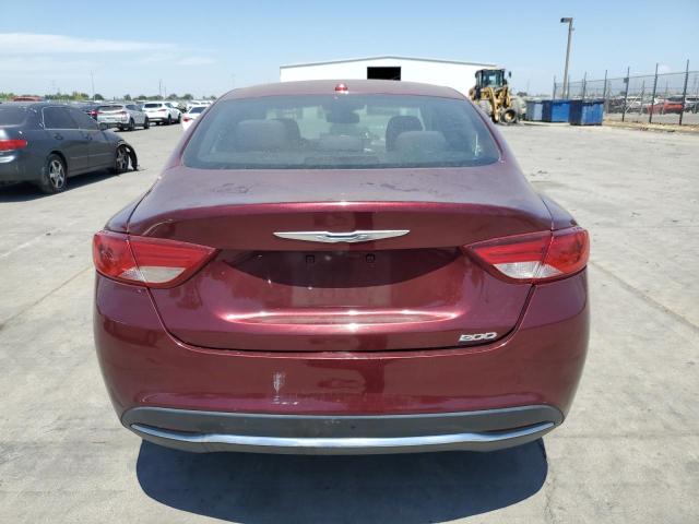 1C3CCCAB7FN568039 - 2015 CHRYSLER 200 LIMITED BURGUNDY photo 6