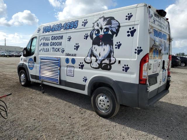 3C6TRVDDXFE504799 - 2015 RAM PROMASTER 2500 HIGH WHITE photo 2