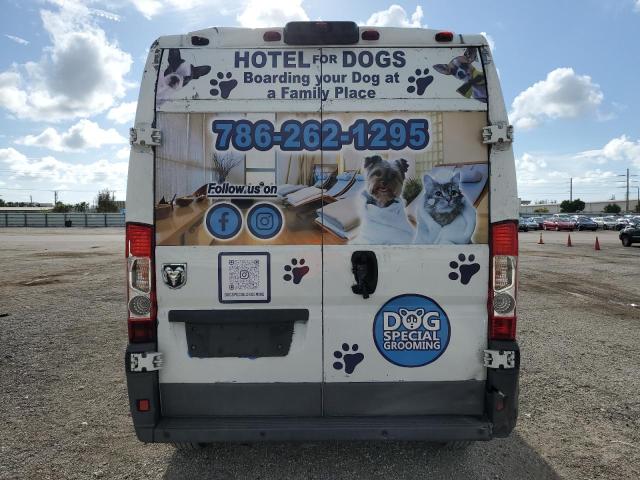 3C6TRVDDXFE504799 - 2015 RAM PROMASTER 2500 HIGH WHITE photo 6