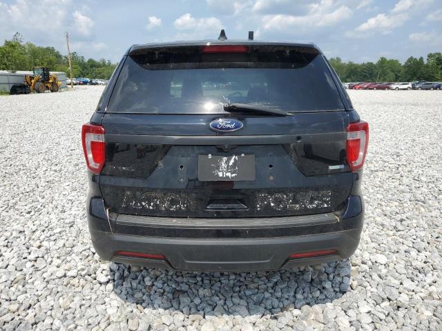 1FM5K8AR2KGB23459 - 2019 FORD EXPLORER POLICE INTERCEPTOR BLACK photo 6