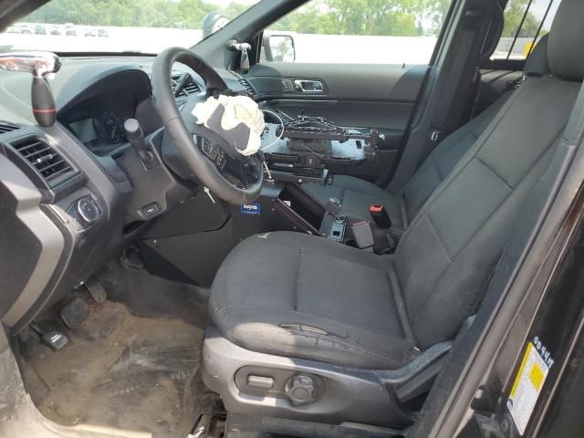 1FM5K8AR2KGB23459 - 2019 FORD EXPLORER POLICE INTERCEPTOR BLACK photo 7