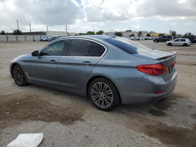 WBAJE5C52KWE66278 - 2019 BMW 540 I GRAY photo 2