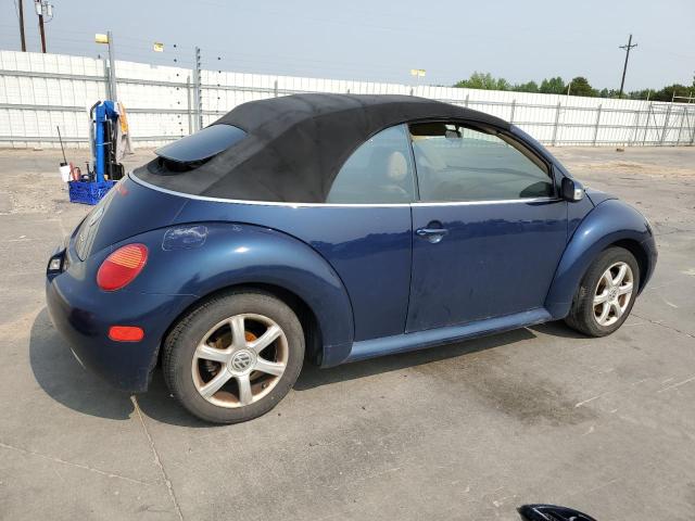 3VWCD21Y04M307525 - 2004 VOLKSWAGEN BEETLE GLS BLUE photo 3