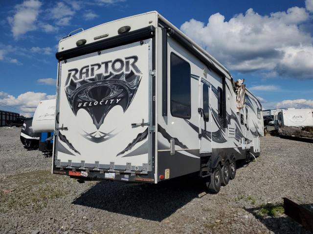 4YDF36529CR801327 - 2012 KEYSTONE RAPTOR WHITE photo 4