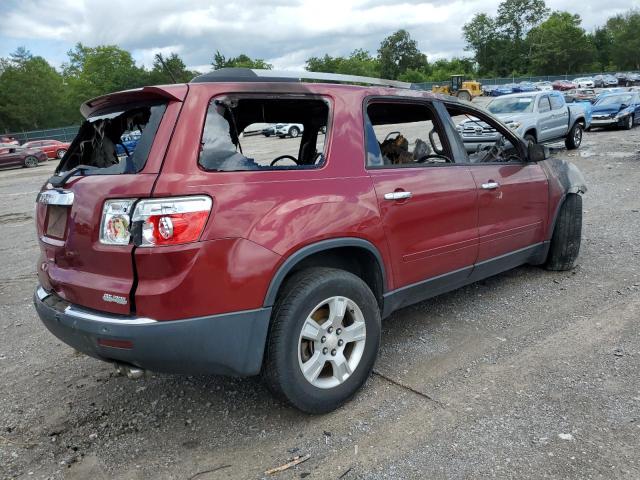 1GKKRPED3BJ287404 - 2011 GMC ACADIA SLE RED photo 3