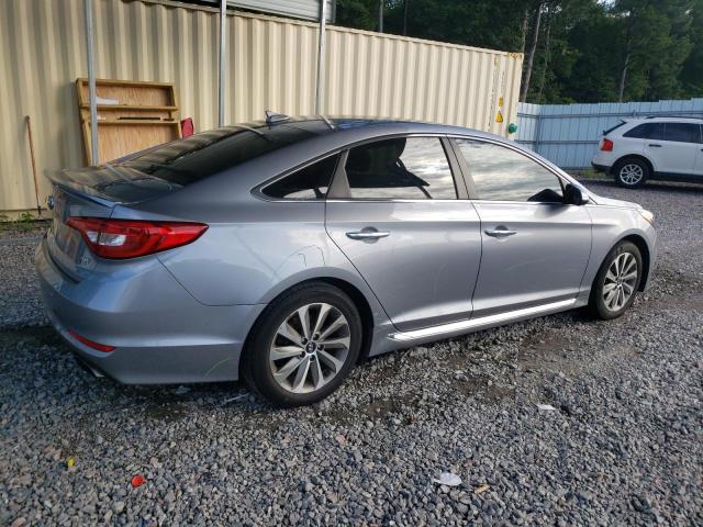 5NPE34AF8GH424045 - 2016 HYUNDAI SONATA SPORT GRAY photo 3