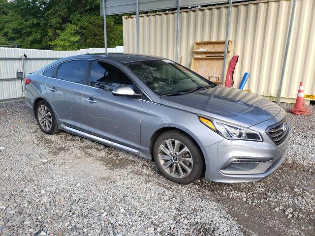 5NPE34AF8GH424045 - 2016 HYUNDAI SONATA SPORT GRAY photo 4