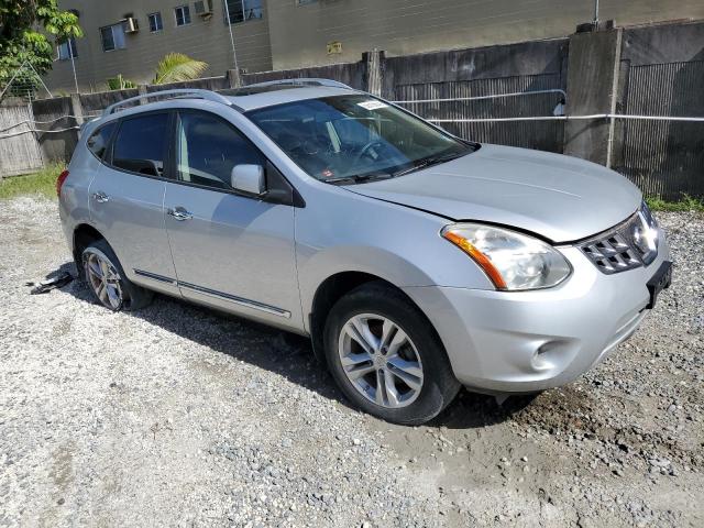 JN8AS5MVXDW627023 - 2013 NISSAN ROGUE S SILVER photo 4