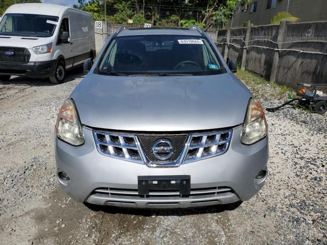 JN8AS5MVXDW627023 - 2013 NISSAN ROGUE S SILVER photo 5