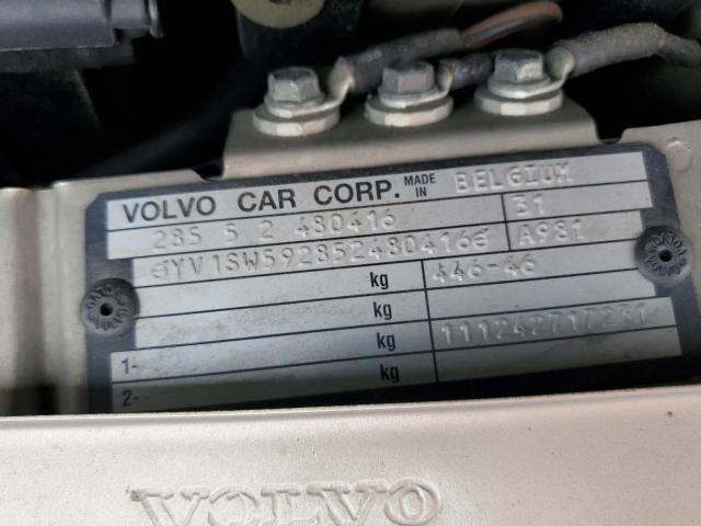 YV1SW592852480416 - 2005 VOLVO V70 FWD TAN photo 12