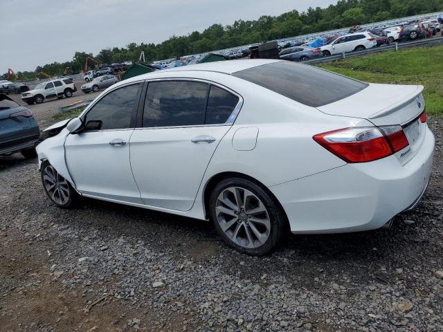 1HGCR2F57EA073810 - 2014 HONDA ACCORD SPORT WHITE photo 2