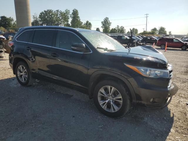 5TDJKRFH6FS127700 - 2015 TOYOTA HIGHLANDER XLE Սև լուսանկար 4