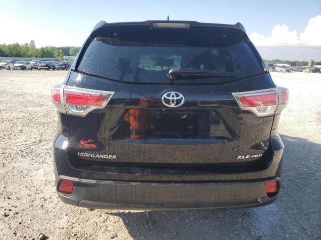 5TDJKRFH6FS127700 - 2015 TOYOTA HIGHLANDER XLE Սև լուսանկար 6