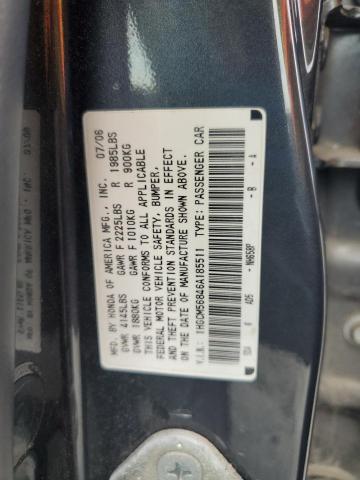 1HGCM56846A185511 - 2006 HONDA ACCORD EX GRAY photo 12
