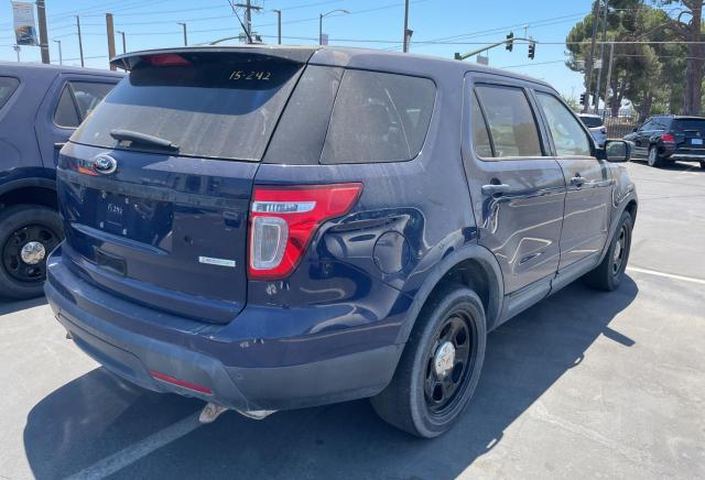 1FM5K8AT3FGA88965 - 2015 FORD EXPLORER POLICE INTERCEPTOR 蓝色 照片 4