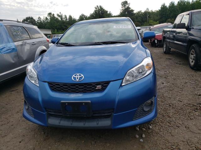 2T1LE40E29C011876 - 2009 TOYOTA COROLLA MA S BLUE photo 5