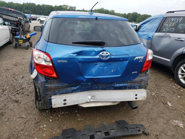 2T1LE40E29C011876 - 2009 TOYOTA COROLLA MA S BLUE photo 6