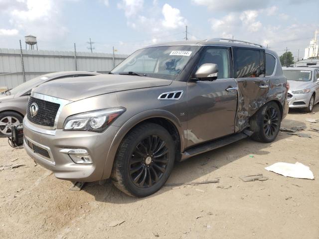 JN8AZ2NE2H9157308 - 2017 INFINITI QX80 BASE BROWN photo 1