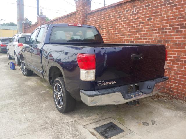 5TFRM5F1XBX024275 - 2011 TOYOTA TUNDRA DOUBLE CAB SR5 BLUE photo 3