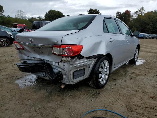 2T1BU4EE2CC877804 - 2012 TOYOTA COROLLA BASE SILVER photo 4