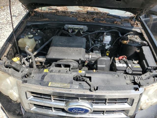 1FMCU0DGXAKC88779 - 2010 FORD ESCAPE XLT BLACK photo 12