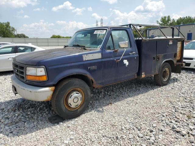 2FTHF25H2SCA59011 - 1995 FORD F250 BLUE photo 1