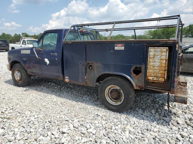 2FTHF25H2SCA59011 - 1995 FORD F250 BLUE photo 2