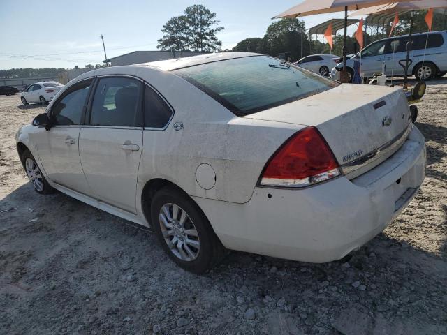 2G1WS57M391292988 - 2009 CHEVROLET IMPALA POLICE WHITE photo 2