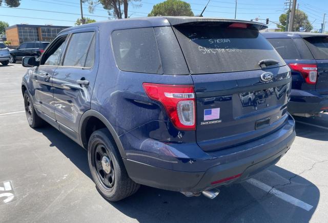 1FM5K8AT9FGA88968 - 2015 FORD EXPLORER POLICE INTERCEPTOR 蓝色 照片 3