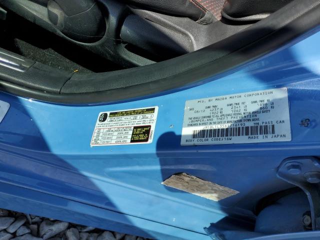 JM1BL1L35D1716193 - 2013 MAZDA SPEED 3 BLUE photo 12