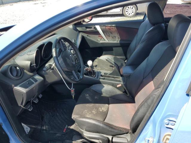 JM1BL1L35D1716193 - 2013 MAZDA SPEED 3 BLUE photo 7
