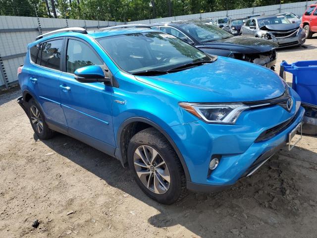 JTMRJREV3HD104435 - 2017 TOYOTA RAV4 HV LE BLUE photo 4