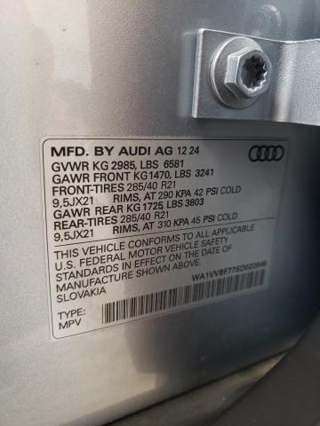WA1VVBF77SD022848 - 2025 AUDI Q7 PRESTIGE SILVER photo 14